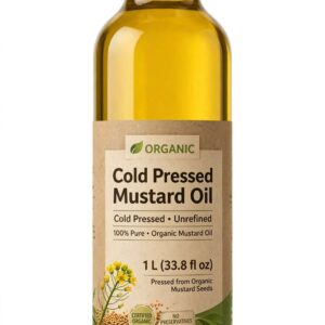 Organic Cold Pressed Mustard Oil 1L