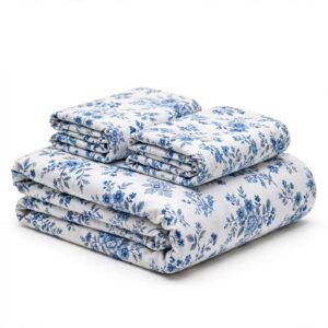 King Size Cotton Double Bedsheet with Pillow Covers
