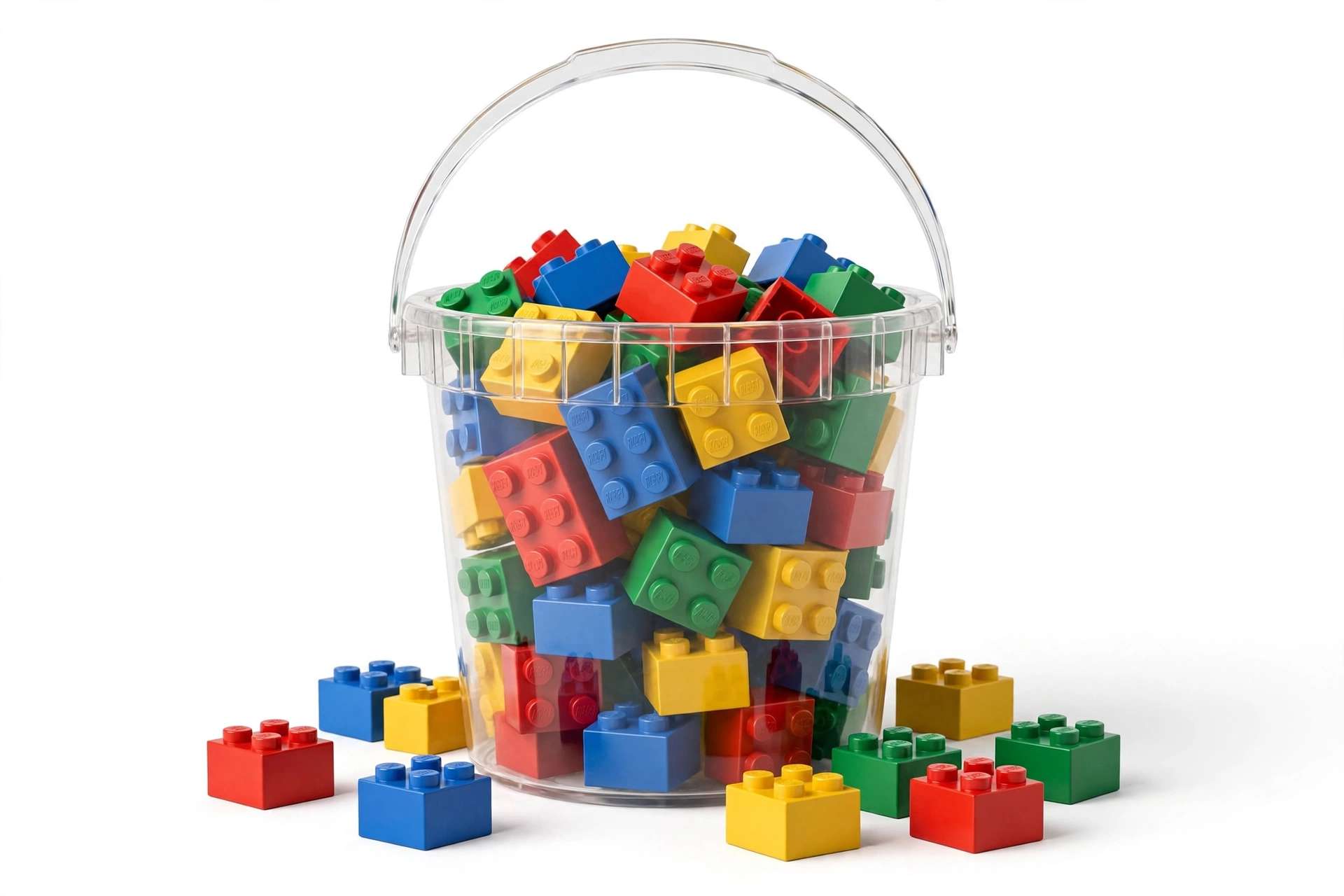 Building Blocks Set 200 Pieces Bucket Pack